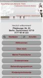 Mobile Screenshot of naturheilpraxismelanietimm.com